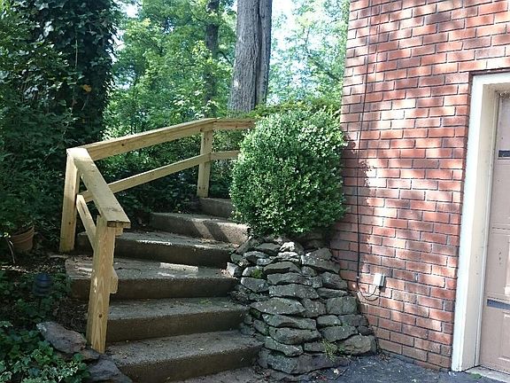 Stairs to front porch