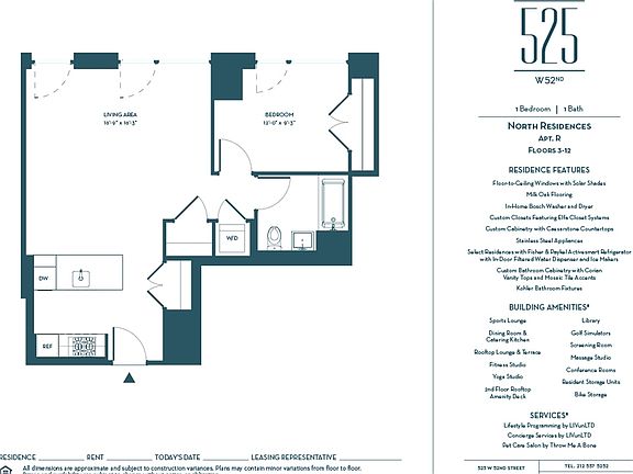 2nd image of 525 W 52nd St APT 12RN