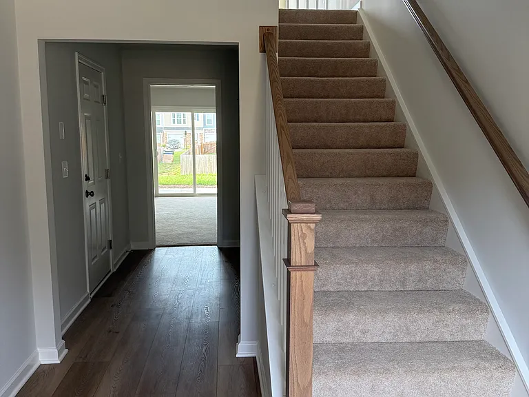 Entryway and hallway.