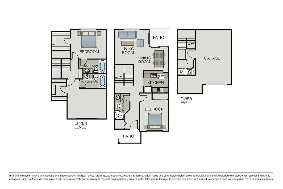 Floor plan Plan 3B Townhome