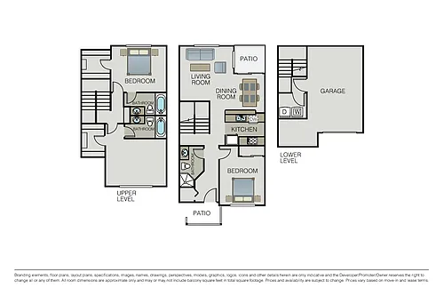 Floor plan Plan 3B Townhome