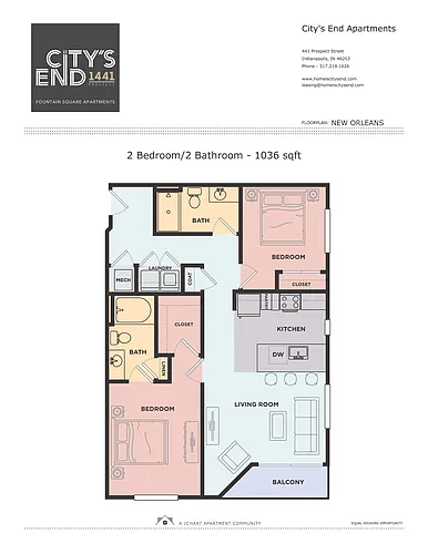 Floor plan New Orleans 2.2