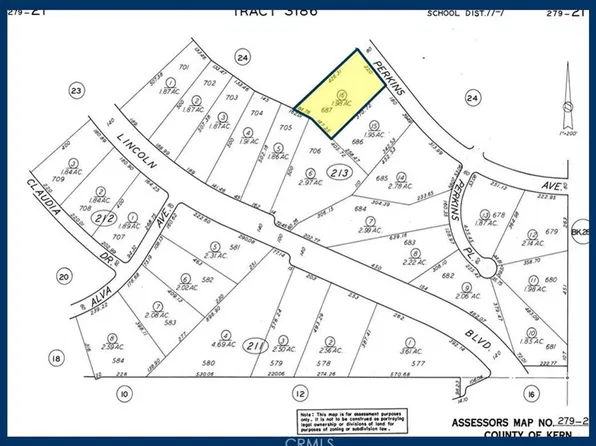 LOT 687 Perkins Ave #687, California City, CA 93505