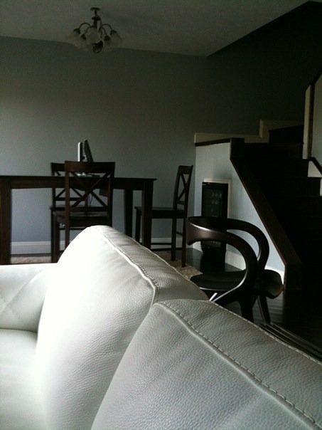 Open floor plan on main level includes kitchen, living room,