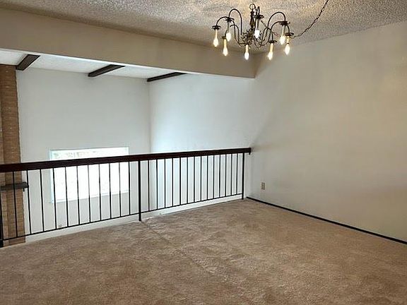 Dining area overlooks the living area