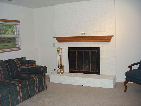 Basement fireplace