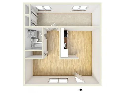 Floor plan One Bedroom