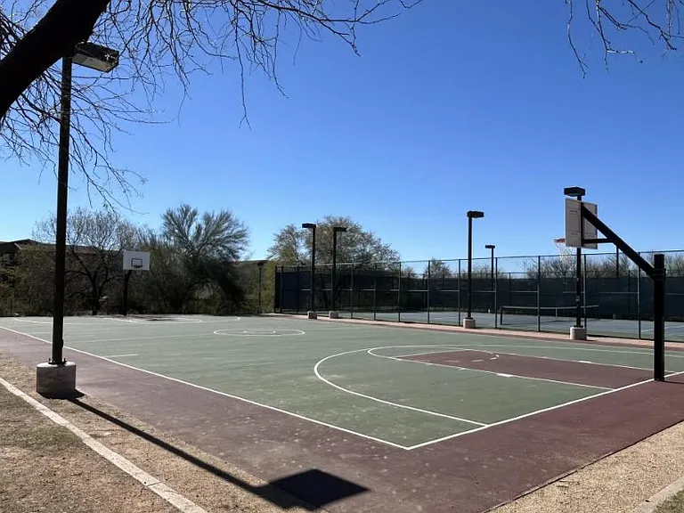 Neighborhood Basketball & Tennis courts