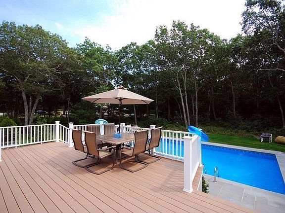 rear deck & pool