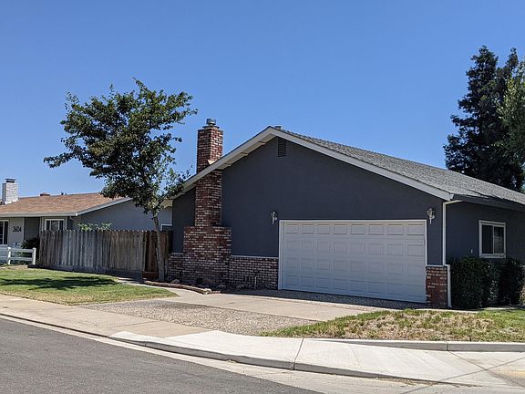 Large driveway on corner lot