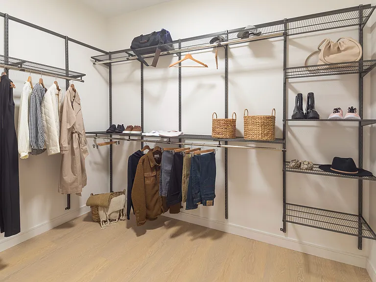 Built-in Elfa closets*