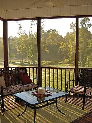 Screen Porch with view