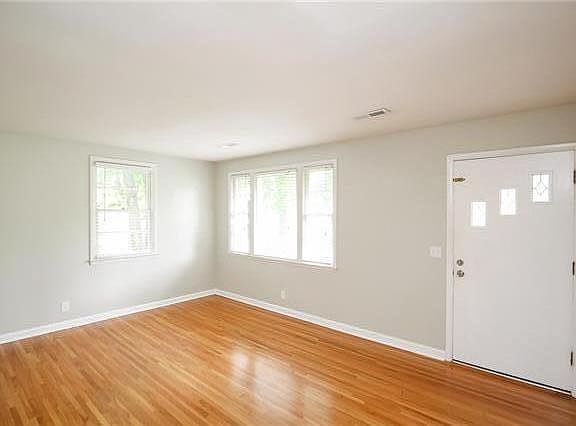 Entrance and front living room.