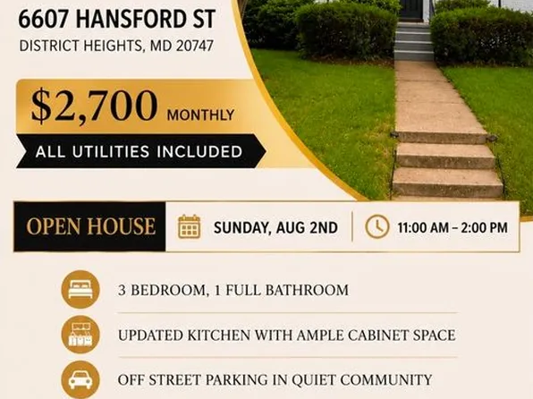6607 Hansford St, District Heights, MD 20747