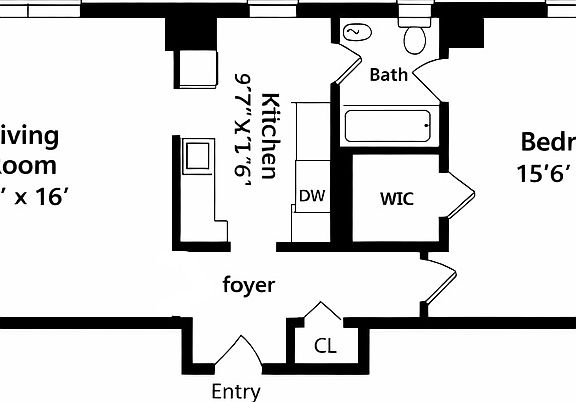 2nd image of 27 W 96th St APT 5B