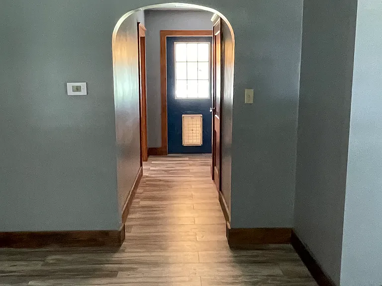 Hallway to back door