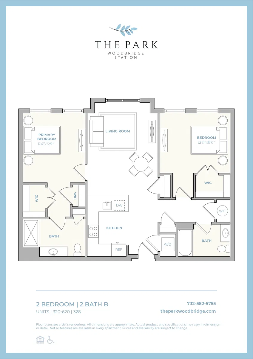 Floor plan 2BR-B