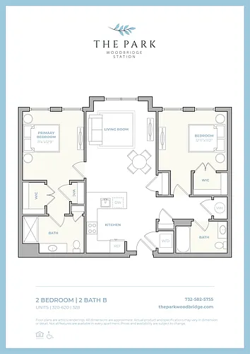 Floor plan 2BR-B