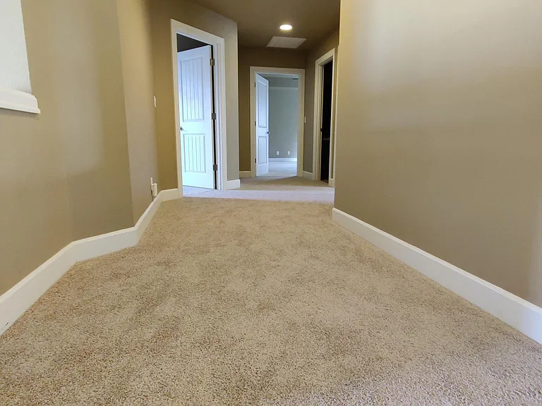 Hallway with new carpet