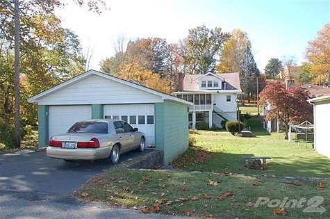 Two-car garage can be entered from the lane behind the garage!