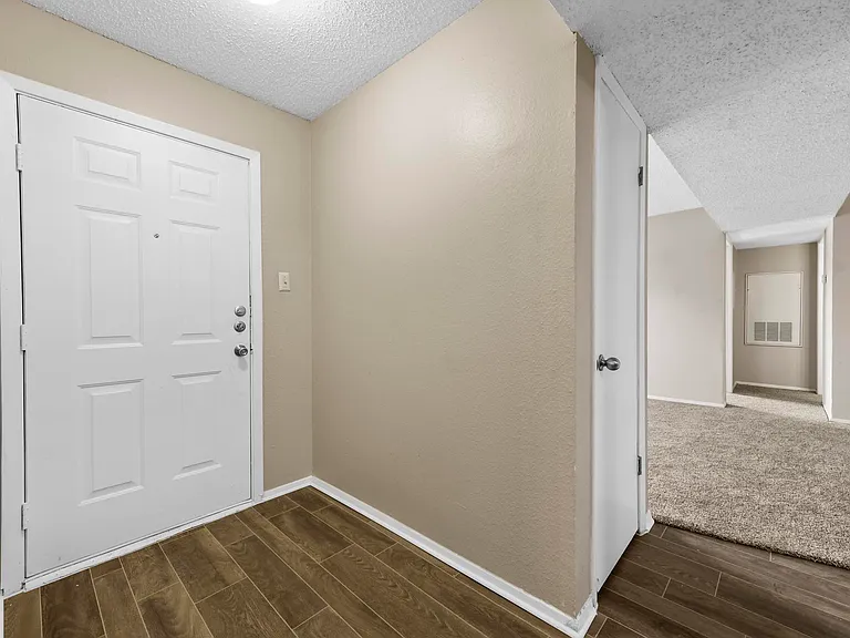 entrance to a 2 bed and 2bath unit
