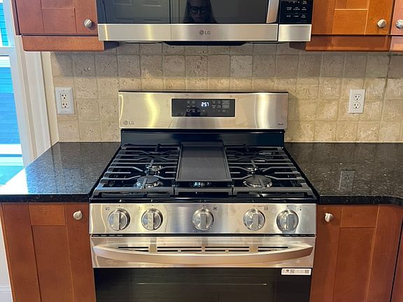 Brand new LG microwave and stove.