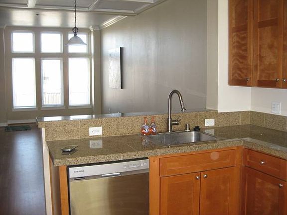 Kitchen open to Living