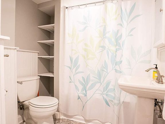 Brand new bathroom with tub