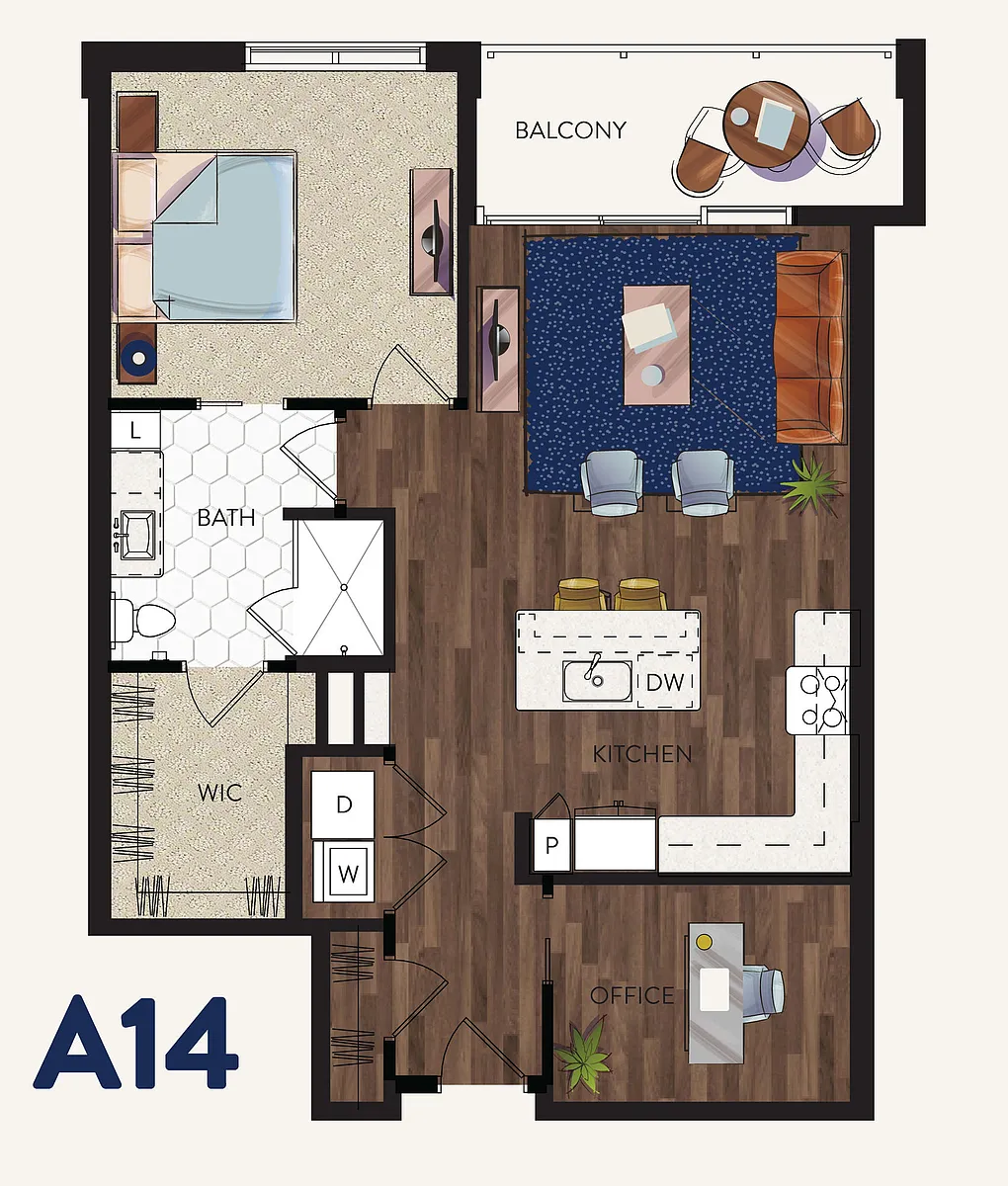 Floor plan A14