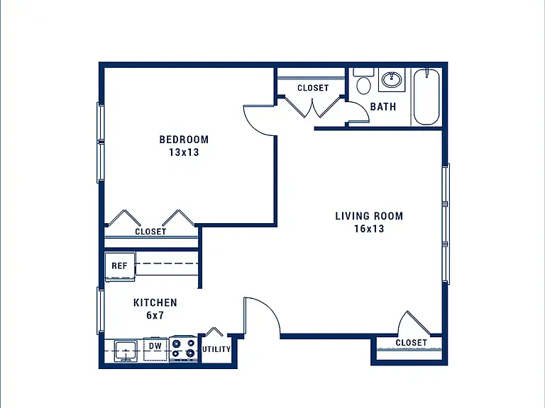 1 Bedroom A - online 1 Bedroom A - online