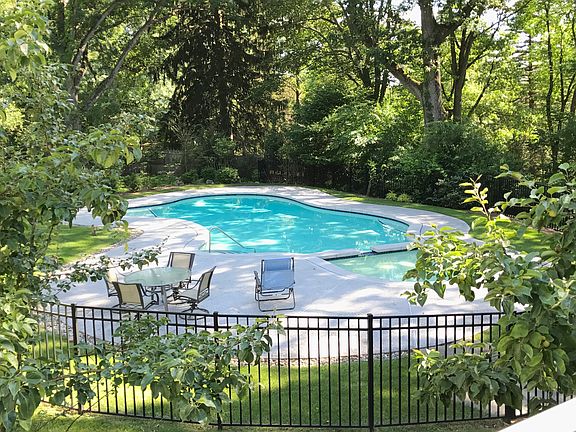 Free-form gunite pool