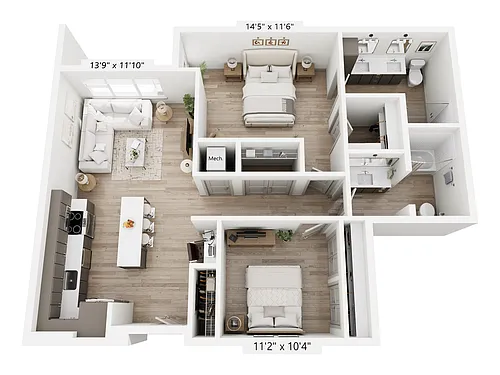 Floor plan B8U