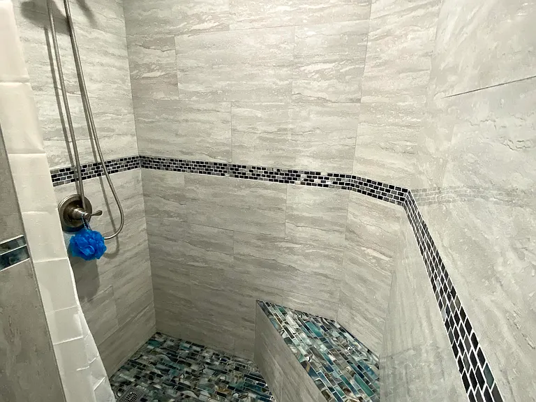Shower in the Master Bathroom.