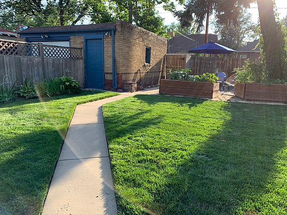 Back lawn