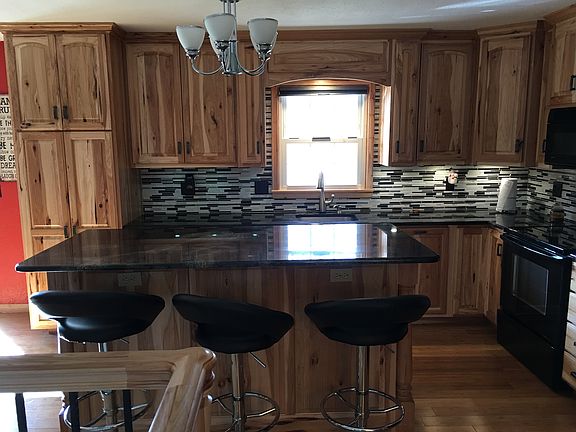 Custom hickory cabinets- 201
