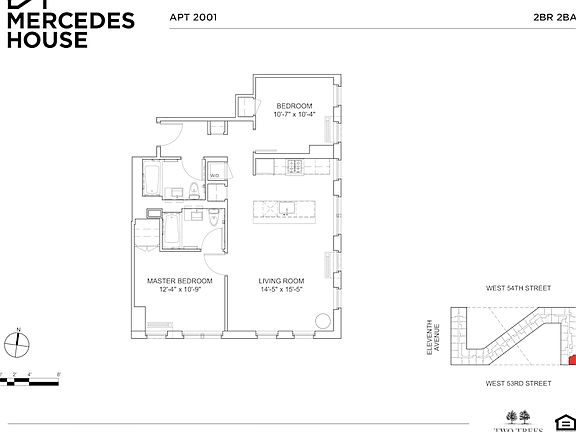 2nd image of 550 W 54th St APT 2001