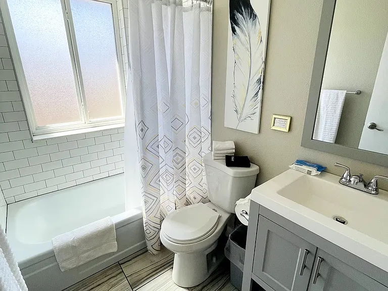 Furnished model unit.