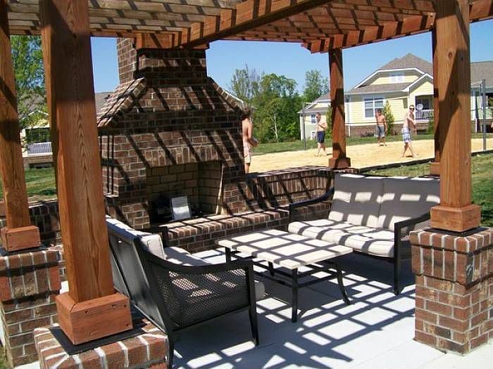 Outdoor Fireplace
