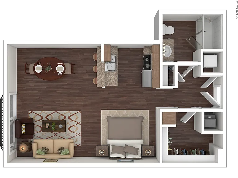 Milan: Beds - Studio: Baths - 1: SqFt Range - 577 to 577