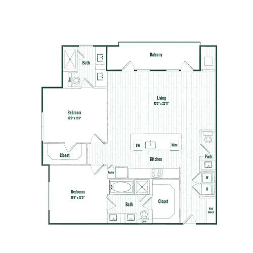 Floor plan B3