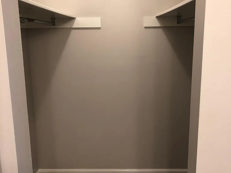Walk in closet for main bedroom