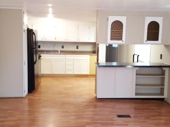 Looking into kitchen/dining area