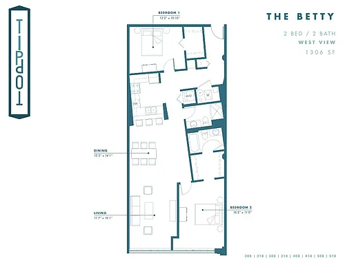 Floor plan The Betty