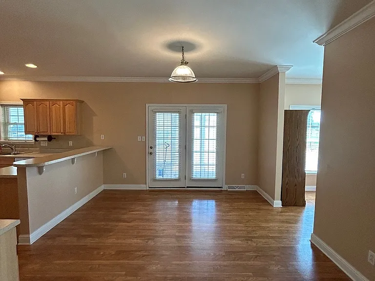 Breakfast Area looking onto back porch