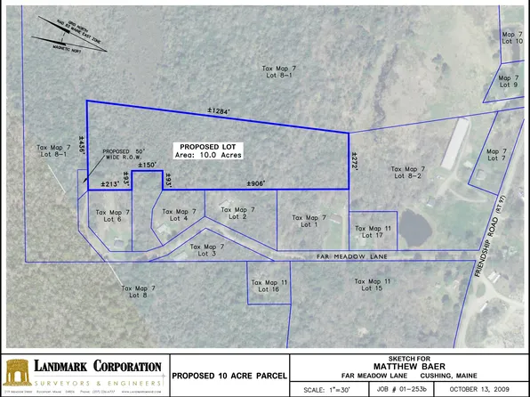 Map 7 Lot 8 Far Meadow Lane, Cushing, ME 04563