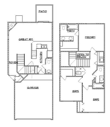 Floor plan Three Bedroom