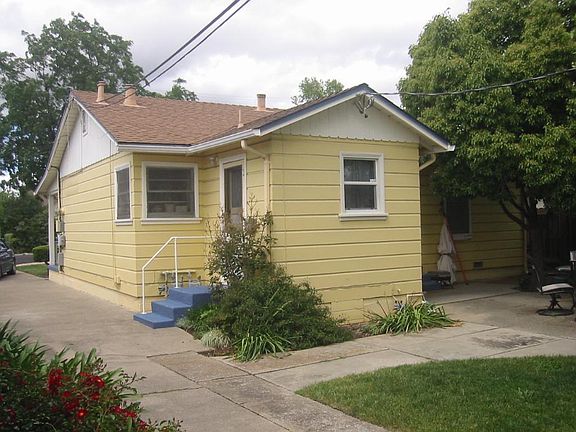 Rear exterior with rear exit