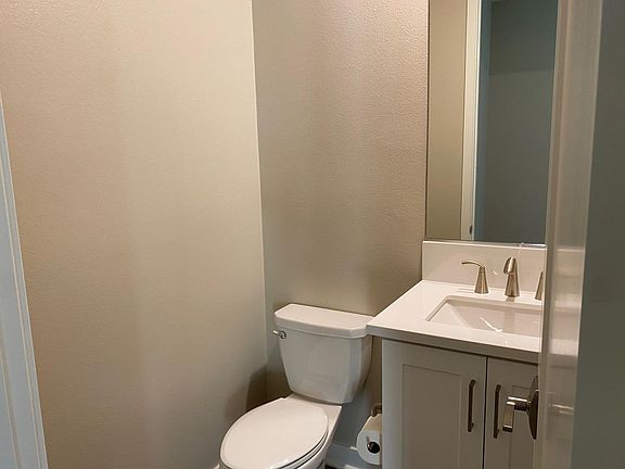 Downstairs powder room.