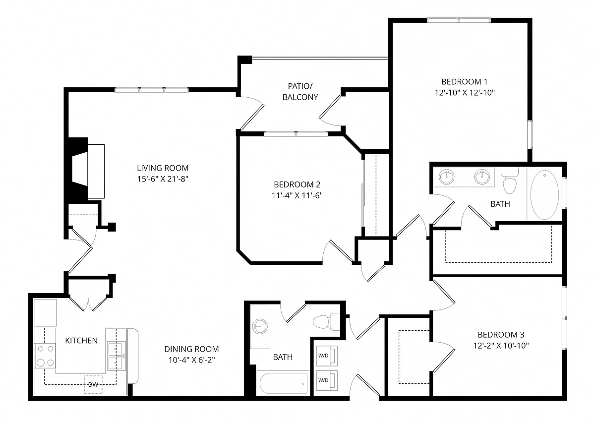 Floor plan 3C