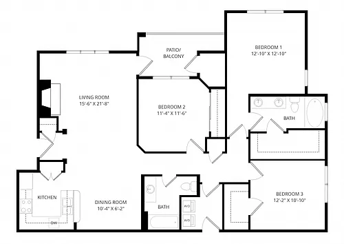 Floor plan 3C